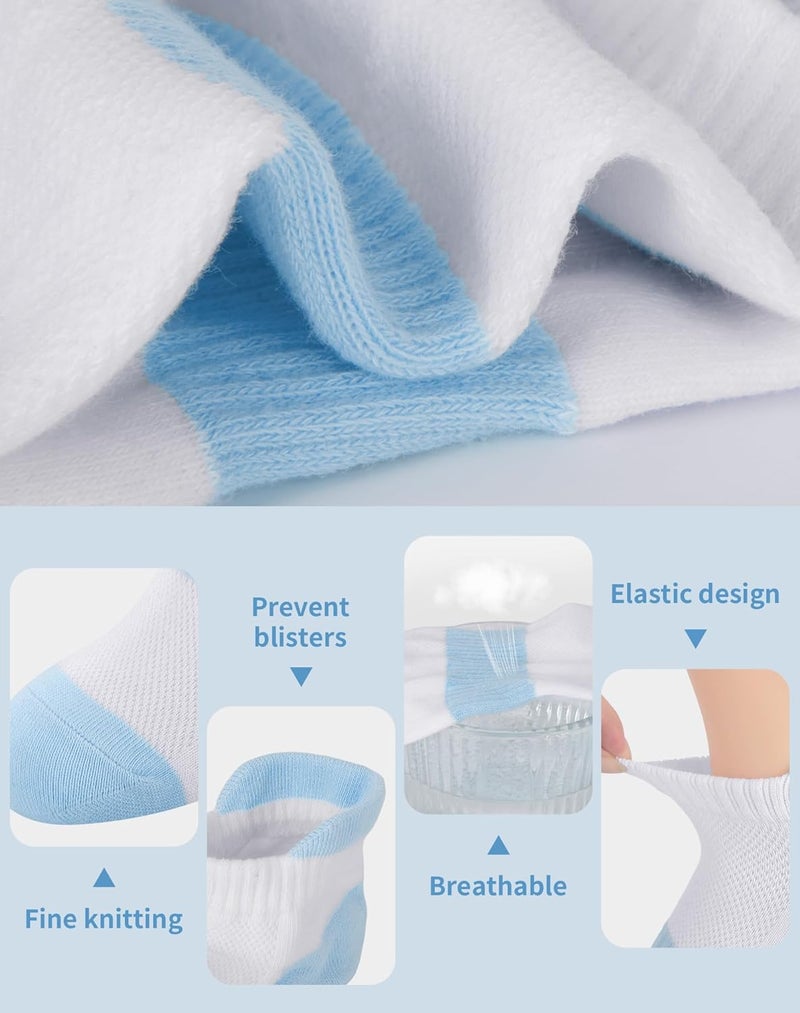Darller 6 Pairs Ankle Socks for Women - Lightweight Low Cut No Show Casual Cotton Socks Breathable - Image 3
